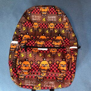Five Nights at Freddy’s Retro Pixel Backpack – 'GAME OVER' FNAF School Bag